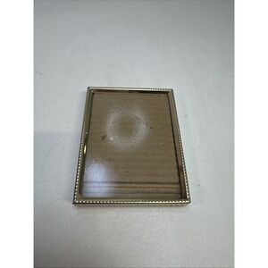 Vintage brass small picture frame